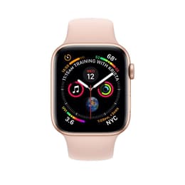 Apple Watch (Series 4) 2018 GPS + Cellular 40 mm - Aluminium Gold - Sportarmband Rosa