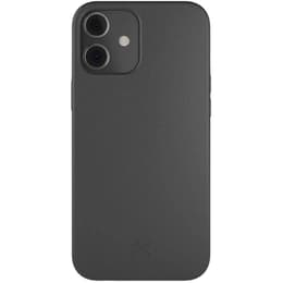 Hülle iPhone 12 mini - Natürliches Material - Schwarz