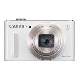 Kompaktkamera Canon PowerShot SX610 HS - Weiß/Gold