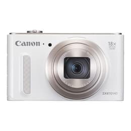 Kompakt Kamera PowerShot SX610 HS - Weiß + Canon Canon Zoom lens 18x IS 25–450 mm f/3.8–6.9