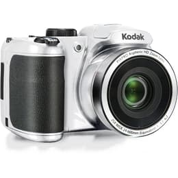 Kompakt Bridge Kamera PixPro AZ252 - Weiß + Kodak PixPro Aspheric HD Zoom Lens 24-600mm f/3.7-6.2 f/3.7-6.2