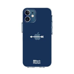 Back Market Hülle iPhone 12 mini und schutzfolie - 60 % Recycelter Kunststoff - Transparent