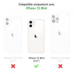Back Market Hülle iPhone 12 mini und schutzfolie - 60 % Recycelter Kunststoff - Transparent