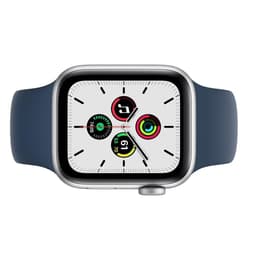 Apple Watch (Series 5) 2019 GPS 40 mm - Aluminium Silber - Sport loop Blau