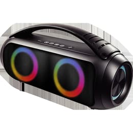 Lautsprecher Bluetooth Bigben Connected Enceinte Bluetooth® Boost 40W Etanche Lumineuse Poignée de transport Noire Bigben - Schwarz