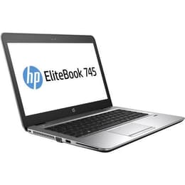 HP EliteBook 745 G4 14" 2.5 GHz - SSD 128 GB RAM 8 GB QWERTY - Englisch