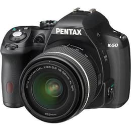 Spiegelreflexkamera K-50 - Schwarz + Pentax smc Pentax-DAL 18-55mm f/3.5-5.6 AL WR f/3.5-5.6