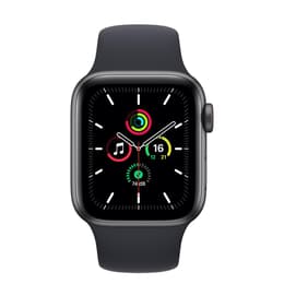 Apple Watch Series SE 1 (2020) GPS 40 mm - Aluminium Space Grau - Sportarmband Schwarz