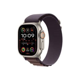 Apple Watch Ultra 3 (2025) GPS + Cellular 49 mm - Titan Schwarz - Alpine loop Blau