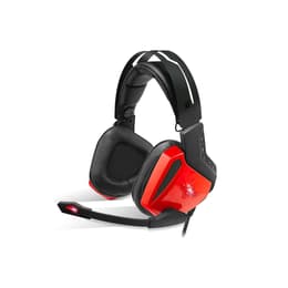Spirit Of Gamer XPERT-H100 Red Edition Kopfhörer gaming verdrahtet mit Mikrofon - Schwarz/Rot