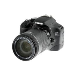 SLR-Kamera - Canon EOS 550D + EFS-Objektiv 18-135 mm IS