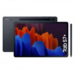 Galaxy Tab S7 Plus 128GB - Mystisches Schwarz (Metallisches Silbernes Scharnier) - WLAN