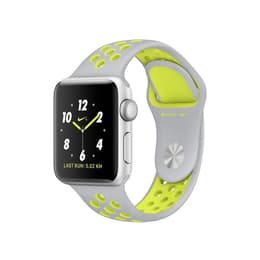 Apple Watch (Series 2) 38 mm - Aluminium Space Grau - Nike Sportarmband Grau