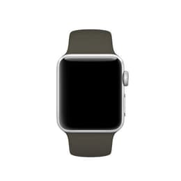 Apple Watch (Series 5) 2019 GPS 44 mm - Aluminium Silber - Sportarmband Grau