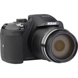 Kompakt Bridge Kamera Nikon Coolpix P610 Schwarz + Objektiv Nikon Nikkor Wide Optical Zoom 24-1440 mm f/3.3-6.5