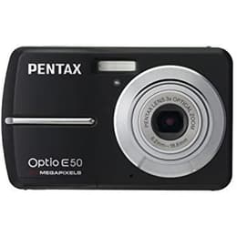 Kompakt Kamera Optio E50 - Schwarz + Pentax Pentax Lens Optical Zoom 37.5-112.5 mm f/2.8-5.2 f/2.8-5.2