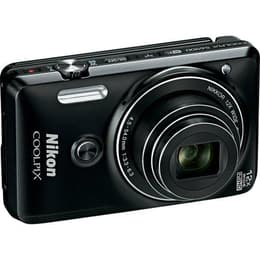 Kompakt Kamera S9600 - Schwarz + Nikon Nikkor 12X Wide Optical Zoom ED VR 25–300mm f/3.3-6.3 f/3.3-6.3
