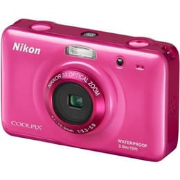 Kompakt - Nikon Coolpix S30 Rosa Objektiv Nikon Nikkor 3X Optical Zoom Lens 4.1-12.3mm f/3.3-5.9