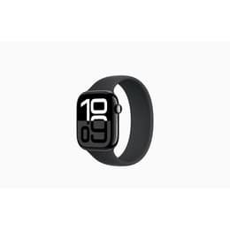 Apple Watch Series 10 (2024) GPS + Cellular 46 mm - Aluminium Diamantschwarz - Sport loop Schwarz