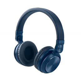 Muse M-276 BTB Kopfhörer kabelgebunden + kabellos mit Mikrofon - Blau