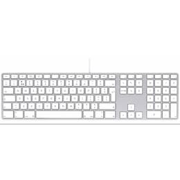 Apple Keyboard (2007) mit Ziffernblock - Silber - QWERTZ - Deutsch