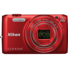 Kompaktkamera - Nikon Coolpix S6800 - Rot