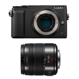 Hybrid-Kamera Lumix G DMC-GX80H - Schwarz + Panasonic Lumix G Vario Power O.I.S f/3.5-5.6