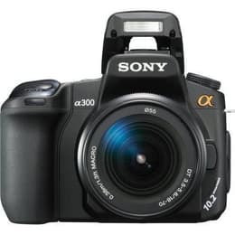 Spiegelreflexkamera Alpha DSLR A300 - Schwarz + Sony Sony SAL DT Macro 18-70 mm f/3.5-5.6 f/3.5-5.6