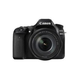 Spiegelreflexkamera EOS 80D - Schwarz + Canon Zoom Lens EF-S 18-135mm f/3.5-5.6 IS USM f/3.5-5.6IS