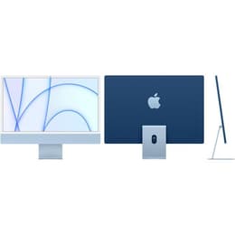 iMac 24" (2021) Apple M1 mit 8‑Core CPU 7-core GPU - 256 GB SSD - 8 GB QWERTY - Italienisch Standardglas