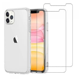 Hülle iPhone 11 Pro und 2 schutzfolien - TPU - Transparent