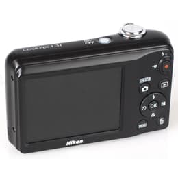 Kompakt Kamera CoolPix L31 - Schwarz + Nikon Nikkor 5X Wide Optical Zoom 26-130mm f/3.2-6.5 f/3.2-6.5