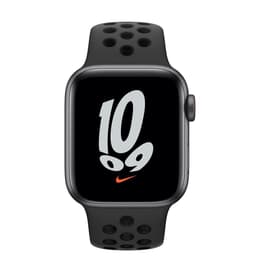 Apple Watch (Series SE) 2020 GPS 44 mm - Aluminium Space Grau - Nike Sportarmband Schwarz