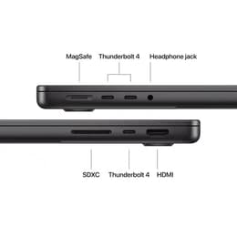 MacBook Pro 14" (2025) - Apple M5 mit 10‑Core CPU und 10-core GPU - 16GB RAM - SSD 1000GB - Standard-Display - QWERTZ - Deutsch