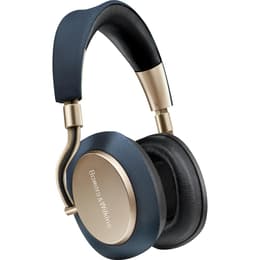 Bowers & Wilkins PX Kopfhörer Noise cancelling verdrahtet + kabellos mit Mikrofon - Blau/Gold