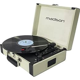 Madison 10-5551MA MAD-RETROCASE-CR Vinyl-Plattenspieler