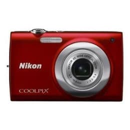 Kompakt Kamera Coolpix S2500 - Rot + Nikon Nikkor 4X Wide Optical Zoom f/3.2-5.9