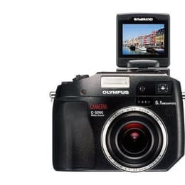 Kompakt Kamera Camedia C-5060 - Schwarz + Olympus Wide Zoom Lens 27-110mm f/2.8-4.8 f/2.8-4.8