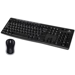 Logitech Tastatur AZERTY Französisch Wireless MK270