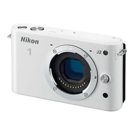 Hybridkamera - NIKON 1 J2 Ohne Ziel - Weiß
