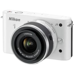 Spiegelreflexkamera 1 J1 - Weiß + Nikon Nikon 1 Nikkor VR 27-81 mm f/3.5-5.6 VR f/3.5-5.6