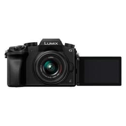 Hybrid - Panasonic Lumix DMC-G7 - Schwarz + Linse 14-42 mm / 3,5-5,6 OIS