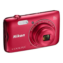 Kompakt Kamera A300 - Rot Nikon Nikkor Wide Optical Zoom 25-200mm f/3.7-6.6 f/3.7-6.6