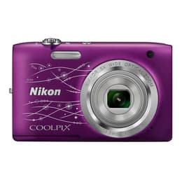 Kompakt Kamera Coolpix S2800 - Violett + Nikon Nikkor 5X Wide Optical Zoom 26-130mm f/3.2-6.5 f/3.2-6.5