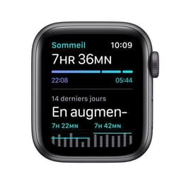 Apple Watch (Series SE) 2020 GPS + Cellular 40 mm - Aluminium Space Grau - Sportarmband Schwarz