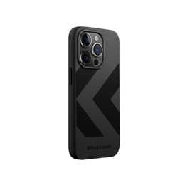 Back Market Hülle iPhone 13 Pro Max und schutzfolie - Recycelter Kunststoff - Schwarz (Chevron)