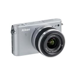 Hybrid-Kamera - Nikon 1 J1 Grau + Objektivö Nikon 1 Nikkor VR 10-30mm f/3.5-5.6 PD-Zoom