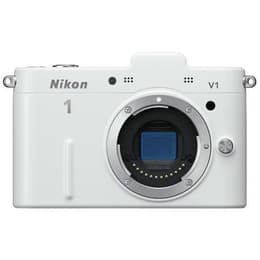 Hybridkamera - NIKON 1 V1 Ohne Objektiv - Weiß