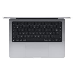MacBook Pro 14" (2021) - Apple M1 Pro mit 10‑Core CPU und 16-core GPU - 32GB RAM - SSD 1000GB - Standard-Display - QWERTZ - Deutsch