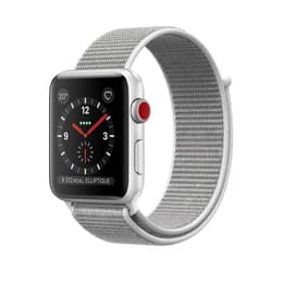 Apple Watch (Series 3) 42 mm - Aluminium Silber - Sportarmband Silber
